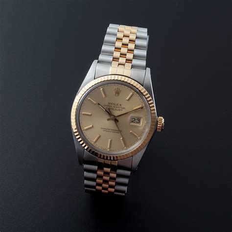 old gold rolex|Rolex oyster perpetual Datejust 1980s.